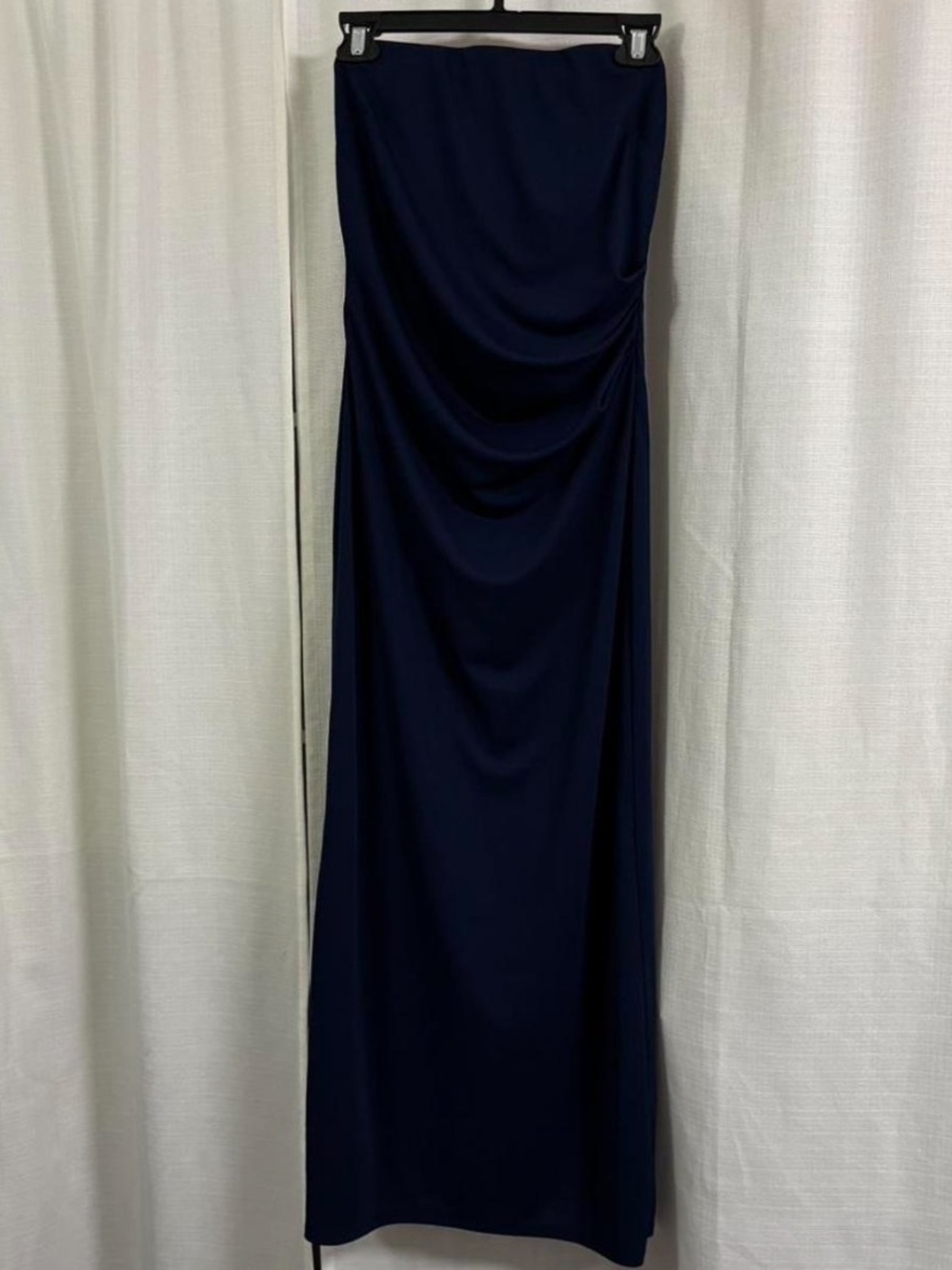 Wayf Navy Strapless Dress size S
